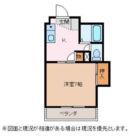 平田駅 徒歩30分 3階の物件間取画像